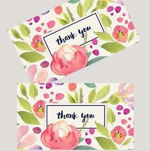 50 Floral Thank You Cards